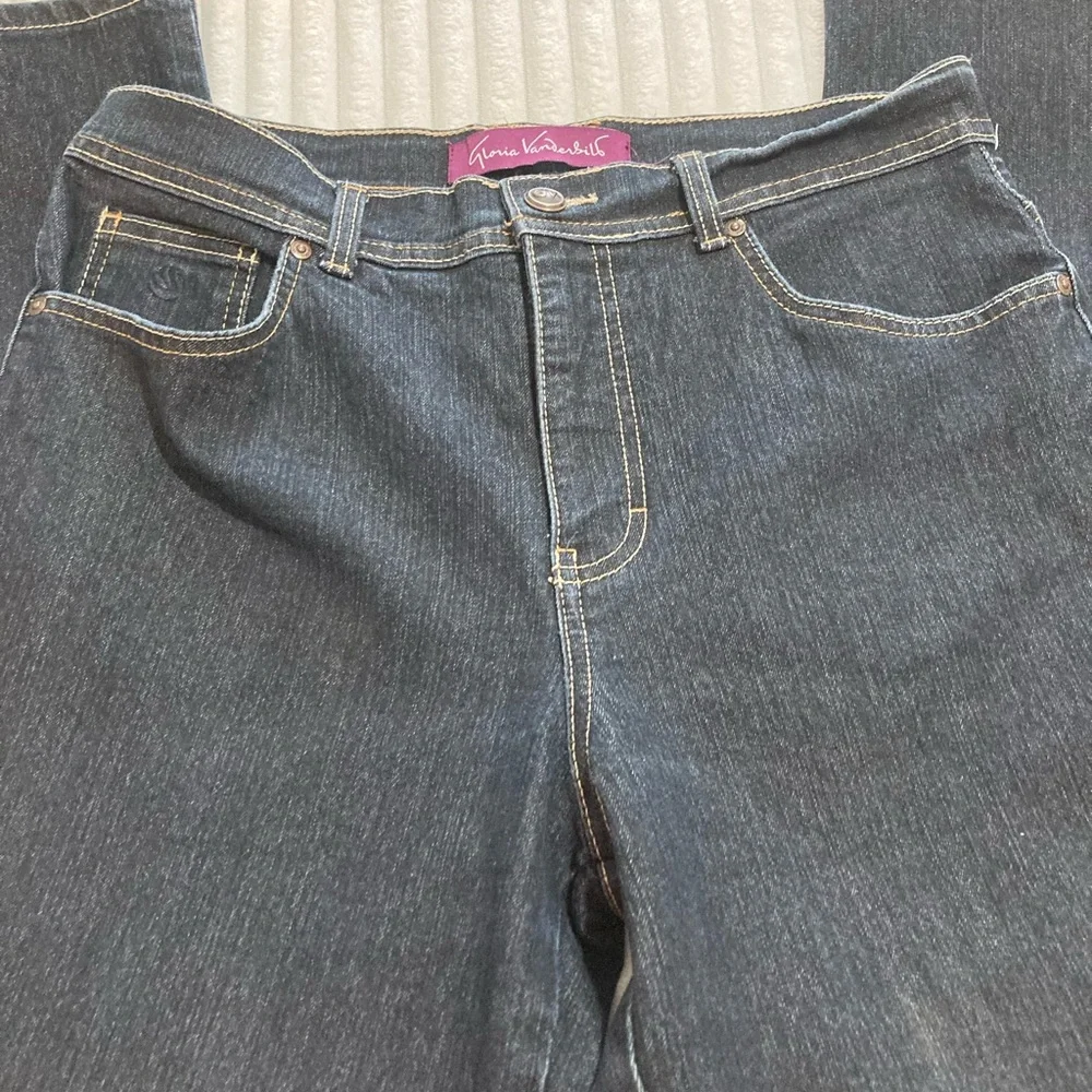 Gloria Vanderbilt Indigo Denim Jeans - Picture 3 of 7